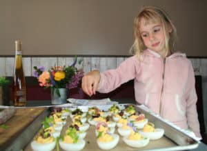 Street Corn Deviled Eggs - Healthyish Foods