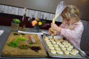 Street Corn Deviled Eggs - Healthyish Foods