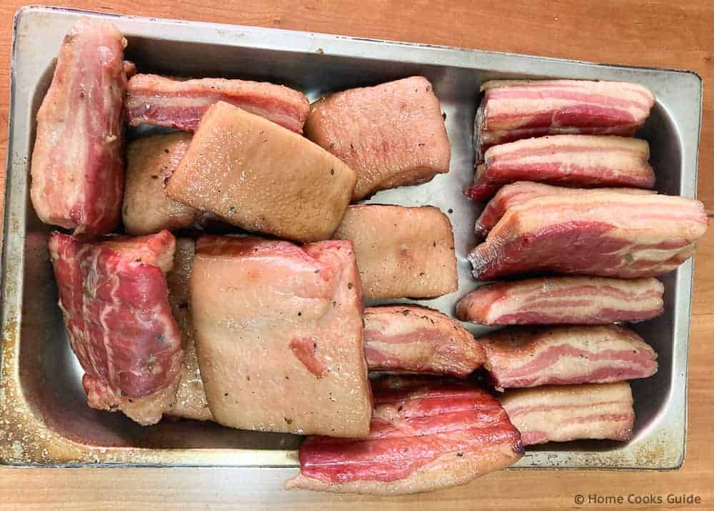 The Best DryCured Bacon with Maple, Garlic, and Thyme. Home Cooks Guide